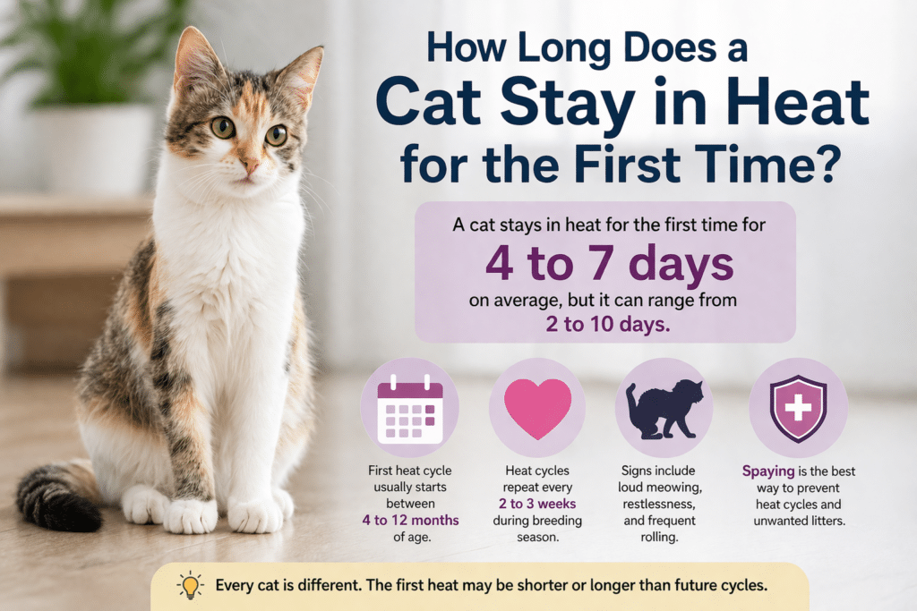 How Long Does a Cat Stay in Heat for the First Time How Long Does a Cat Stay in Heat for the First Time