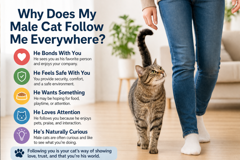 Why Does My Male Cat Follow Me Everywhere Why Does My Male Cat Follow Me Everywhere